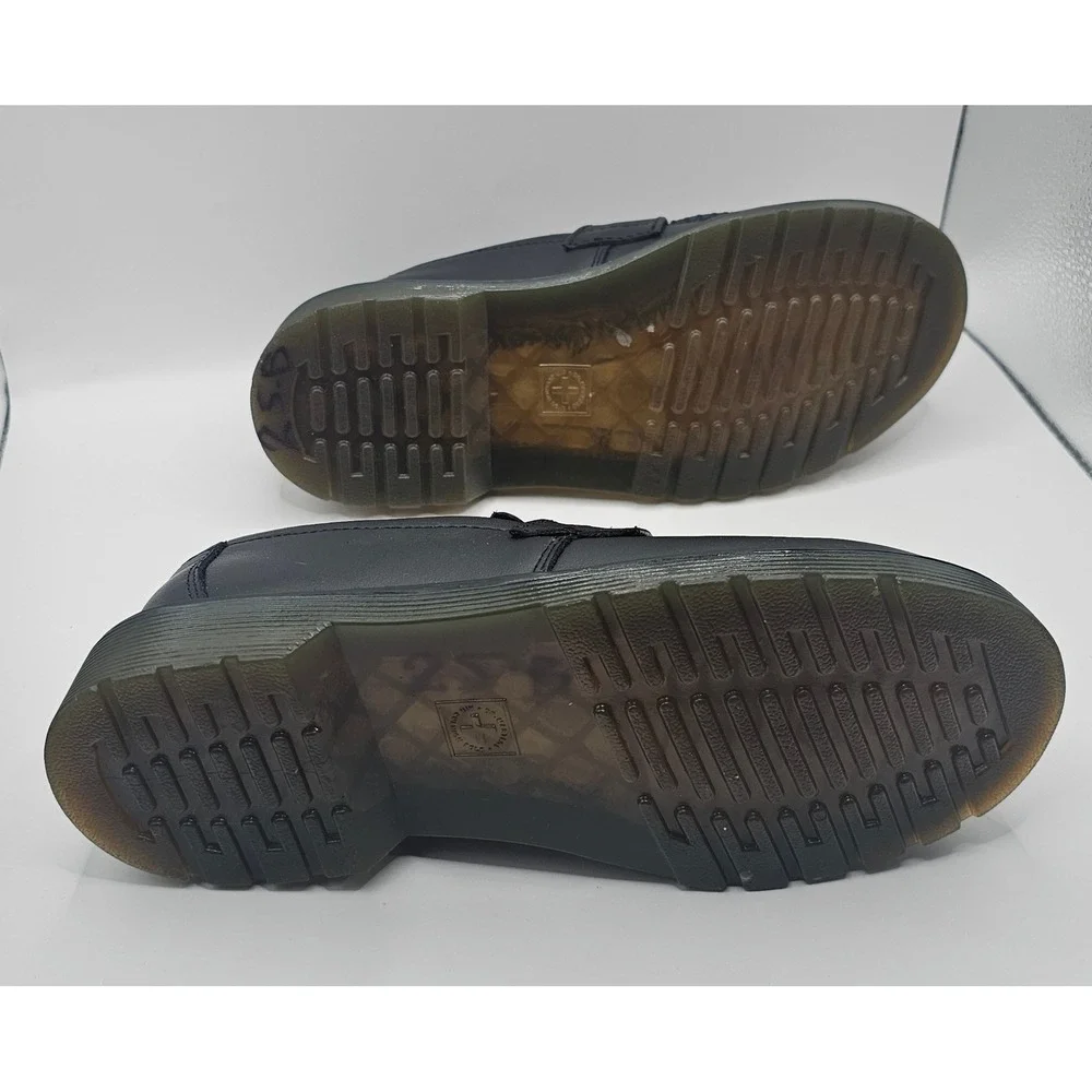 Dr Martens Adrian J Black Leather Tassel Loafers Unisex Kids US 4M‎ 5L EU 36